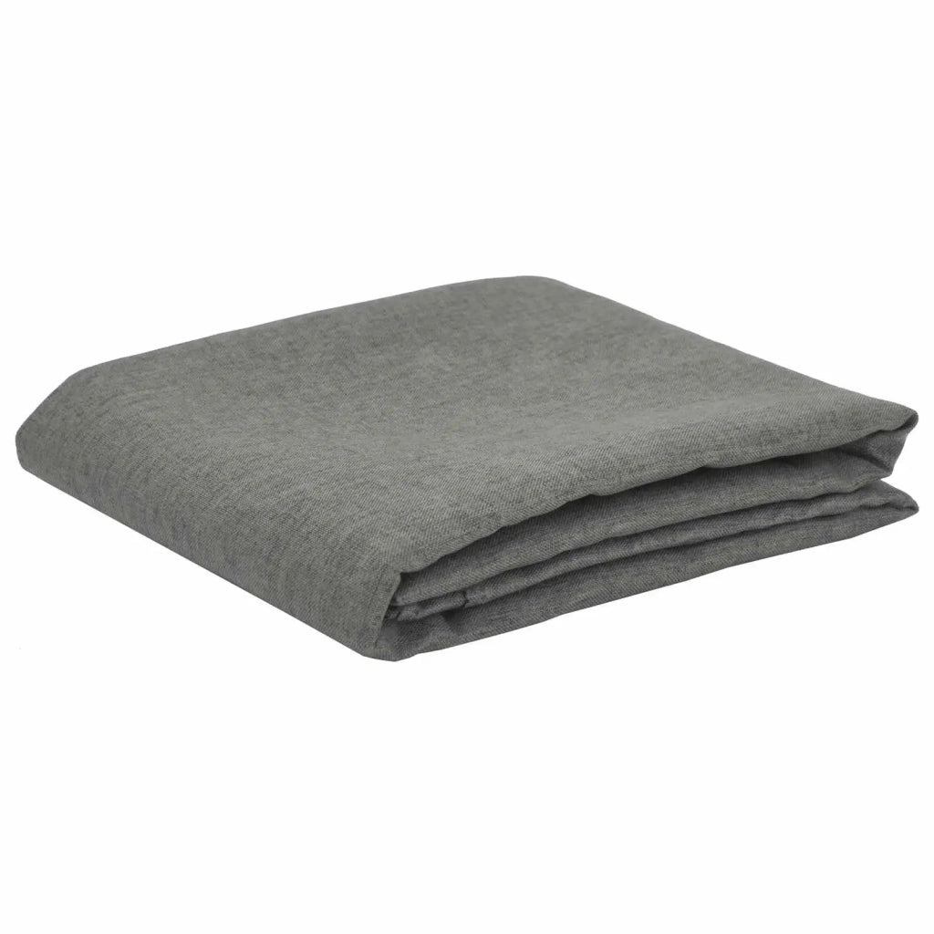 Tovaglia da Tavolo Rettangolare Grigio Chiaro 140 x 220 cm 42039996
