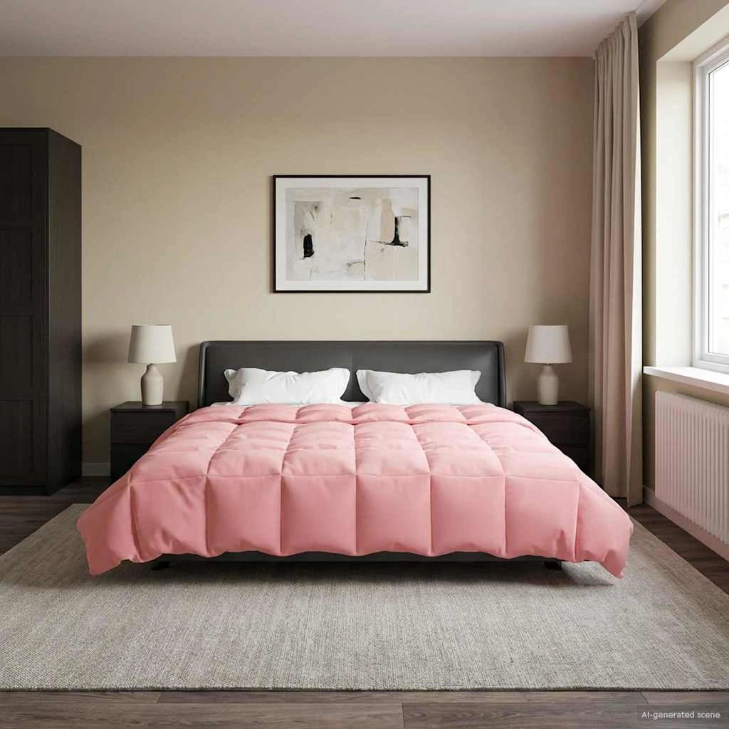 Piumino Letto Estivo 200 x 200 cm Estate Rosa Traspirante 42025944