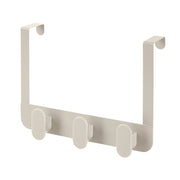 Gancio bagno triplo in acciaio e plastica beige rettangolare Fiore