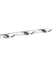 Gancio triplo COLORADO in ottone cromato 36 cm