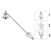 SPEGNICANDELA METALLO 29CM 3AS