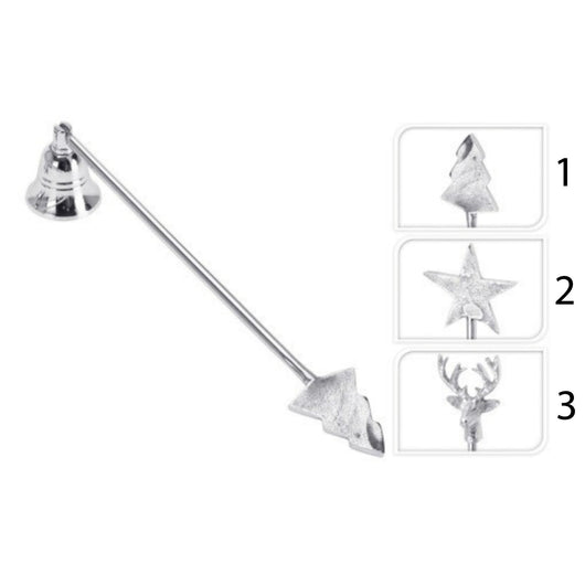 SPEGNICANDELA METALLO 29CM 3AS
