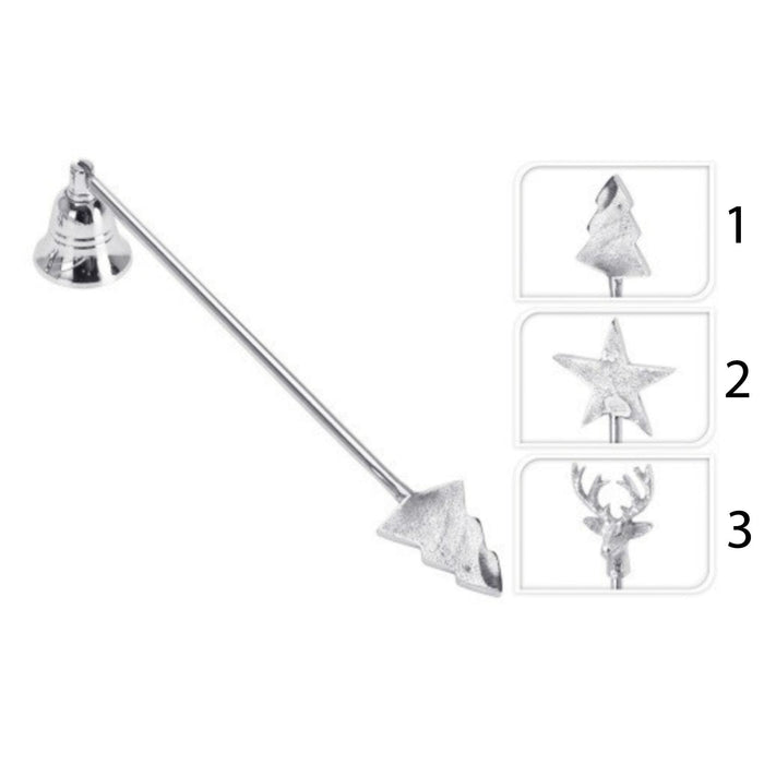SPEGNICANDELA METALLO 29CM 3AS