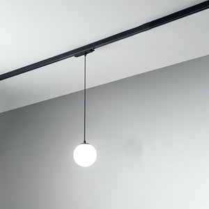 Sospensione Binario Metallo Nero Acrilico Led 15W 3000K