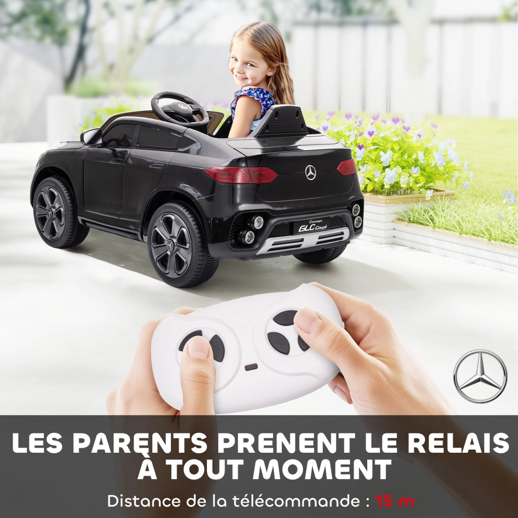 Auto elettrica per bambini con telecomando 2,4G ¨C zephmum ¨C 105x68x50cm nero