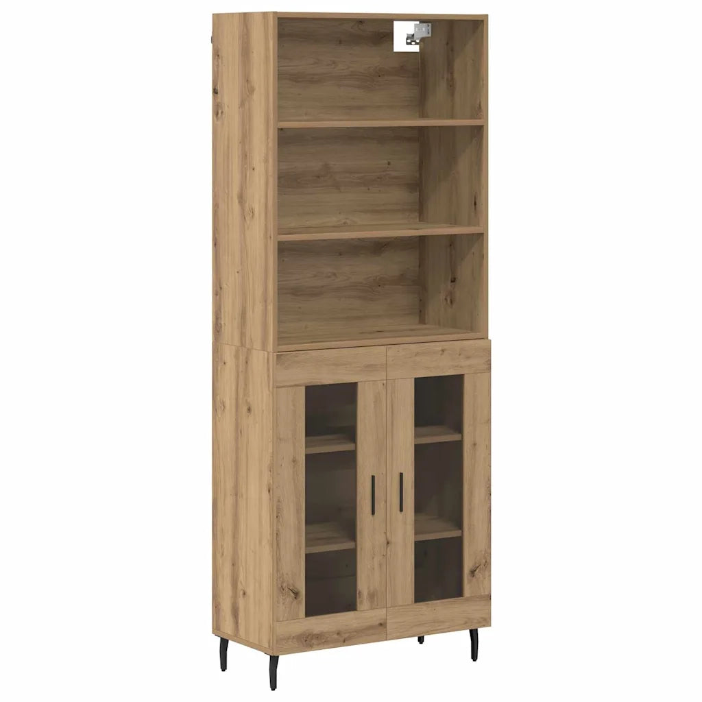 Credenza-Buffet-Armadio da cucina Rovere artigianale 69,5 x 34 x 180 cm 253267