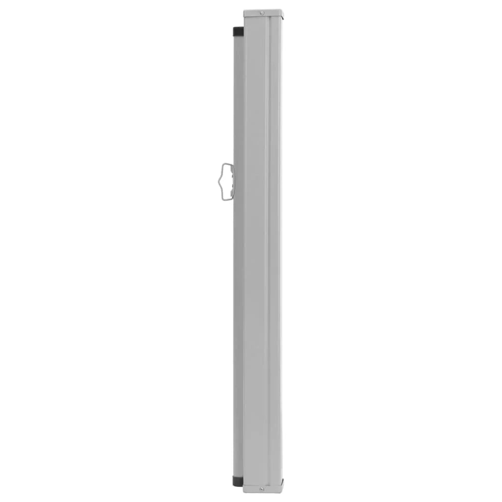 Tenda da sole laterale retrattile/schermo protettivo per patio giardino terrazza balcone 100 x 300 cm marrone 02_0007184