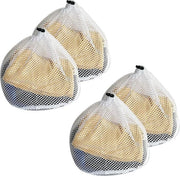 4 pezzi di lavaggio - 30 x 40 cm - per lavatrice - sacchetto di lavaggio per intimo e bambino.