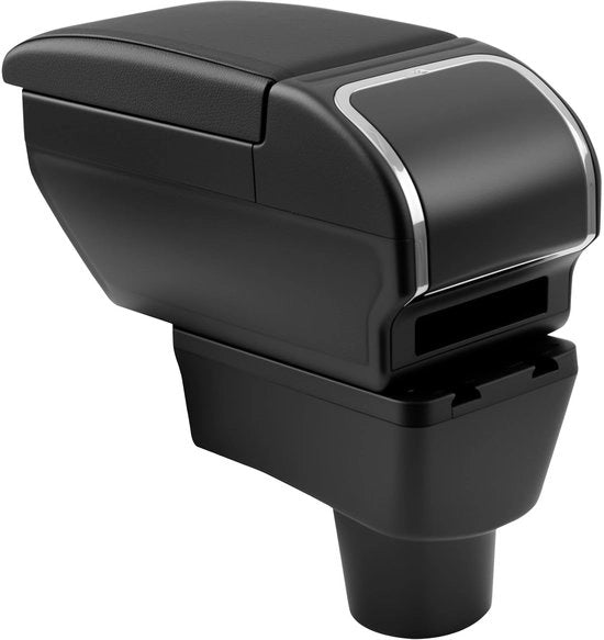 Supporto del braccio per auto doppio strato - sostegno del braccio centrale - contenitore per bicchieri - compatibile con Mitsubishi Mirage Attrage 2014-2023 - spazio di stoccaggio - utilizzo confortevole - sostegno del braccio