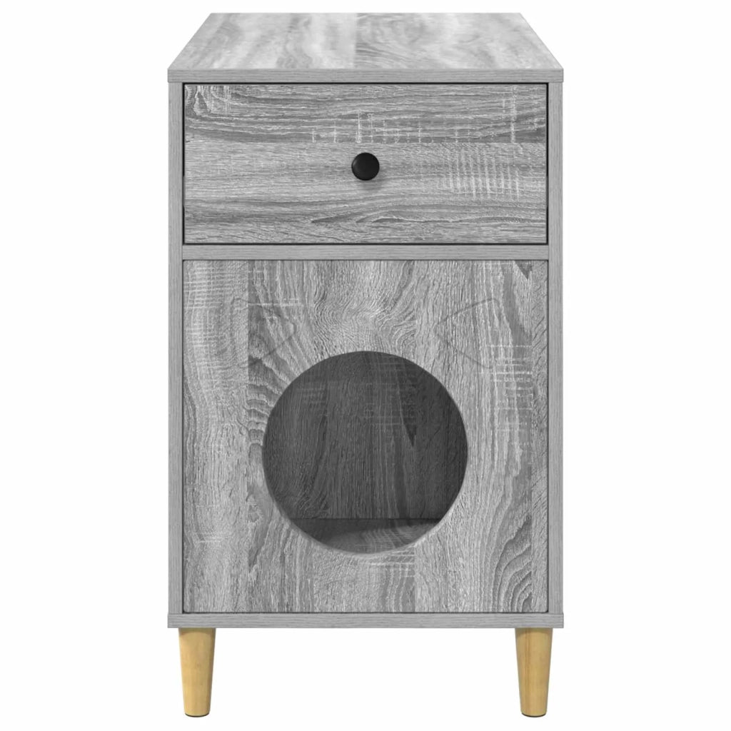 Casa per Gatti Grigio Sonoma 72 x 42.5 x 70 cm CFW1665520