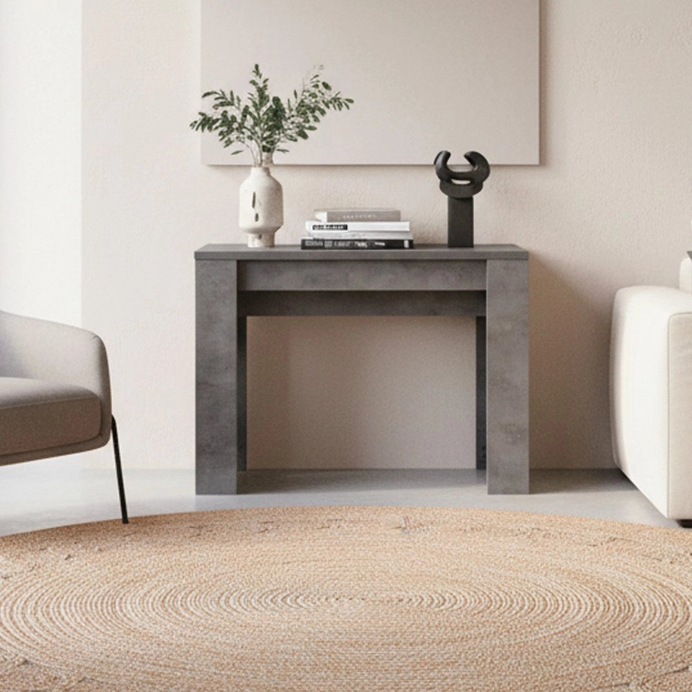 Consolle allungabile Baku 252 cm colore cemento