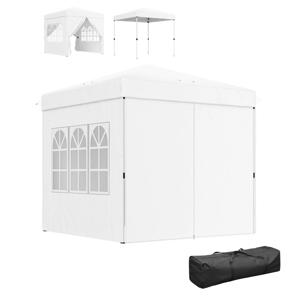 Carpa Plegable Pop-up ¨C zephmum ¨C 2.5x2.5 m Bianco