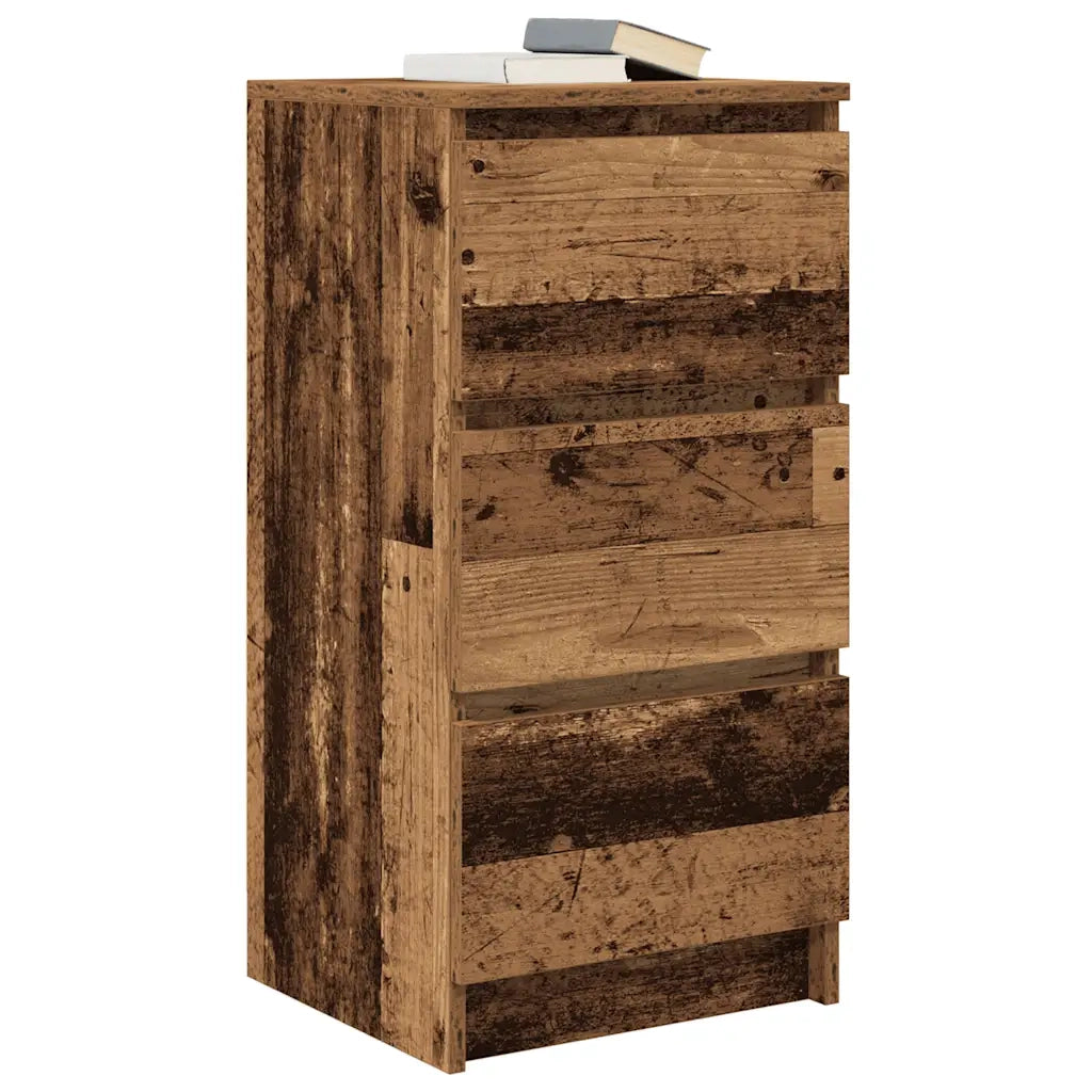 Credenza Legno Antico 37,5x35x76 cm in Legno Multistrato