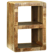 Mobile porta TV rettangolare moderno con contenitore 36 x 30 x 54 cm in legno massello di mango marrone 02_0058081