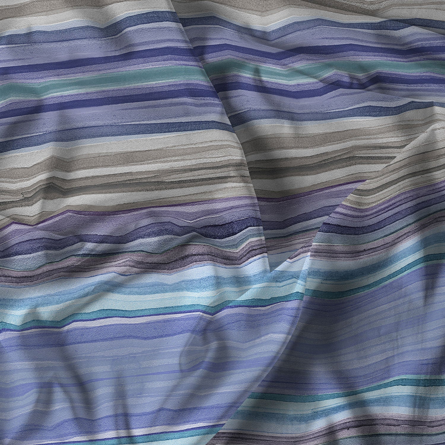 Copripiumino Matrimoniale con Stampa sul Sacco e Federe Linea River Rio Blue