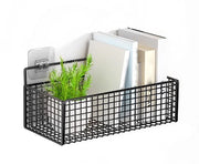 Sostegno multifunzionale per parete - Spazio risparmiato - Nera - 27x15x9cm - Solido e duraturo - Sostegno per parete