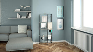 Stendino stendibiancheria Alpina 40 Mentri di filo con snodo e portagrucce, COLOMBO