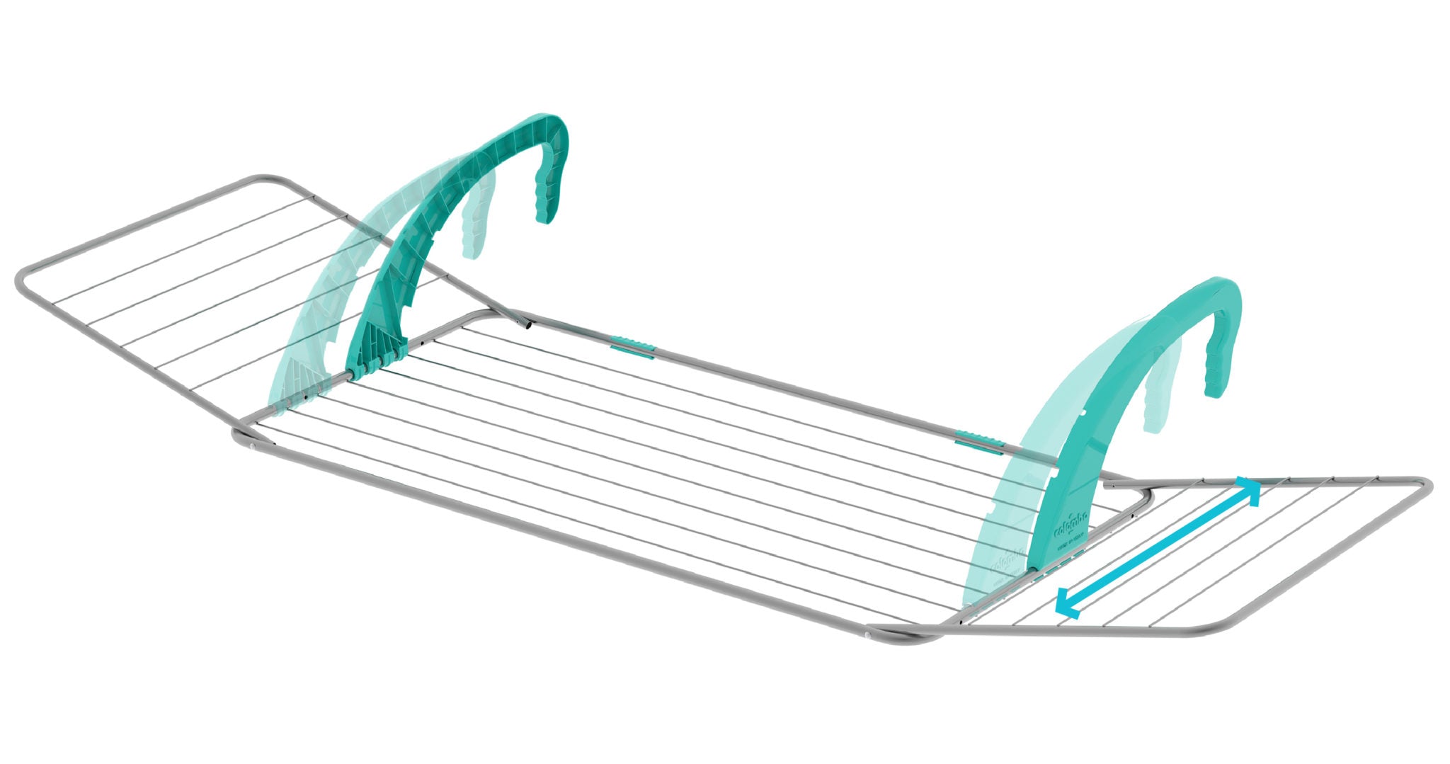 Stendino Stendibiancheria da balcone Balcony 18 Metri di filo, COLOMBO