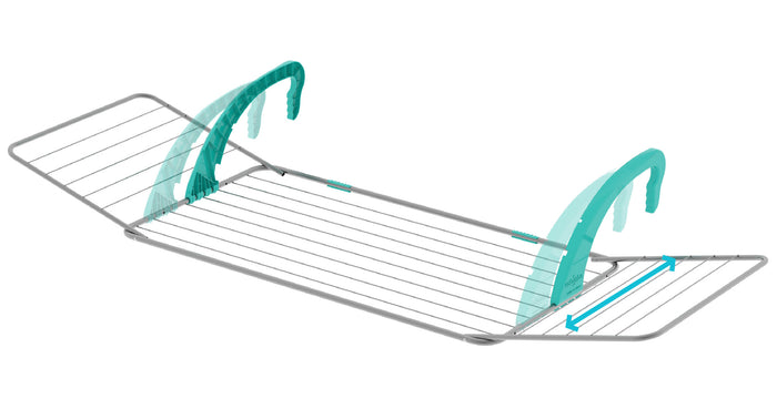 Stendino Stendibiancheria da balcone Balcony 18 Metri di filo, COLOMBO