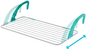 Stendino Stendibiancheria da balcone in Alluminio ultraleggero  10 metri di filo, COLOMBO