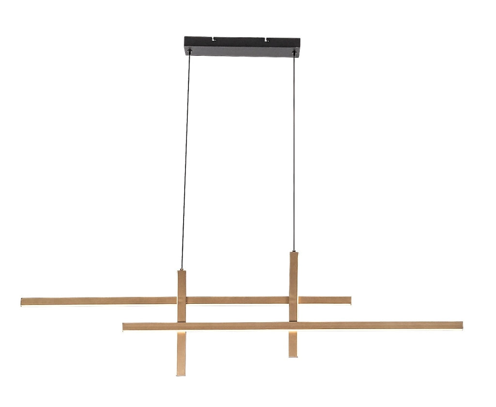 Lampada a sospensione LED Rabalux Severine nero oro 40W