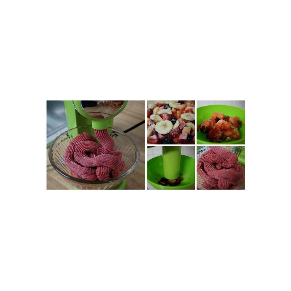 Trade Shop - Macchina Per Gelato Yogurt Naturali Swirlio Big Boss Frozen Frutta Dessert Maker -