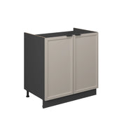 Vicco Mobile lavello cucina GrigioBeige 80 cm , PL Marmo