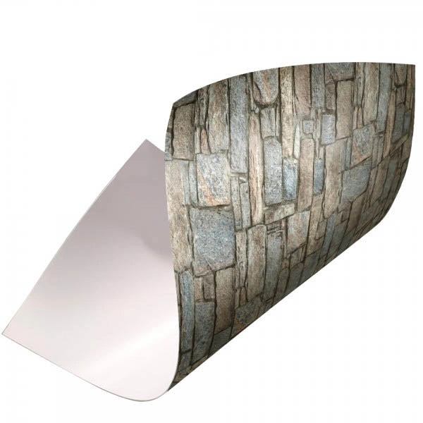 PIETRA CANADESE - Paraschizzi da cucina in PVC flessibile - Misura 120x60cm spessore 3mm