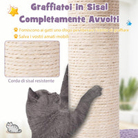 Albero per Gatti da 158 cm, Torre per Gatti Multi-livello Viola con Scala, Pali Graffiati Rivestiti di Sisal, Piattaforme, Giocattoli a Stella Pendenti e Cuccia