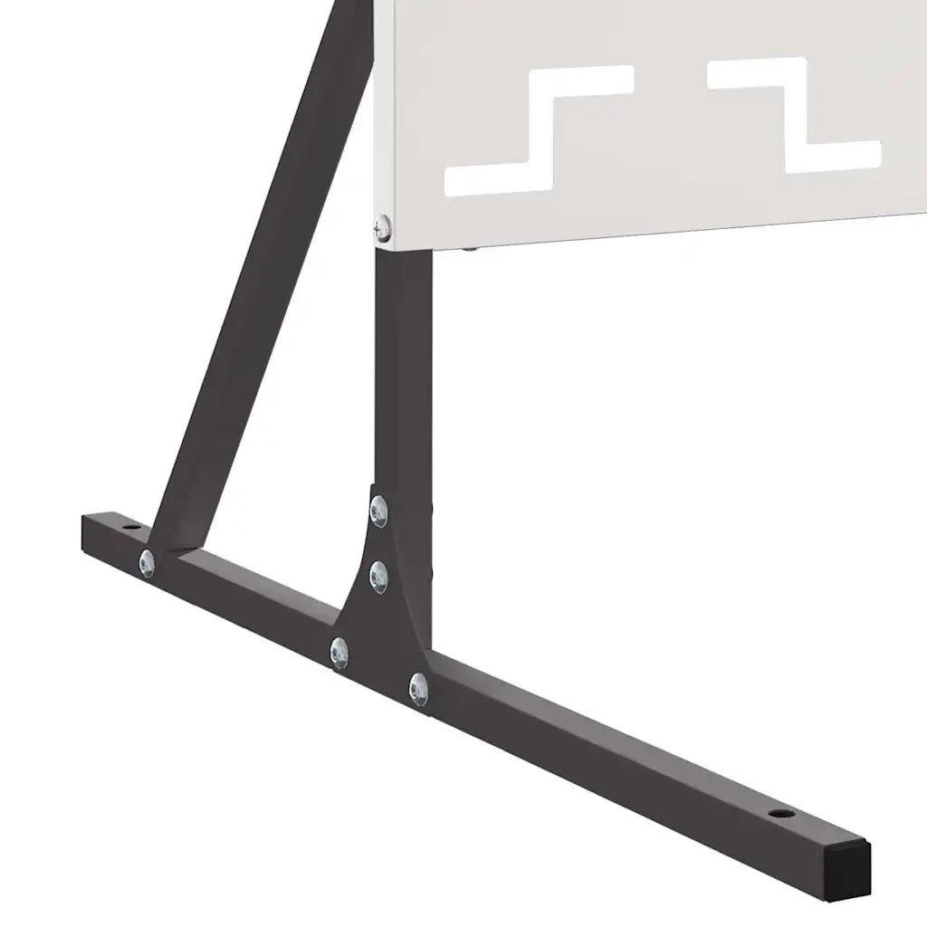 Schermo per Privacy Grigio 100 x 50 x 180 cm Acciaio CFW3295560