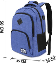 Zak da Uomo e Donna, Borsa Scuola per Adolescenti, Borsa a Spalla per Laptop per Università, Scuola Secondaria, Ufficio, Viaggio di Lavoro, Viaggio in Città