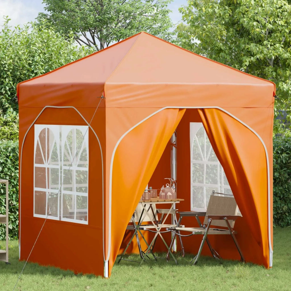 Tenda per feste a pop-up 192 x 192 x 245 cm Arancione 42019844