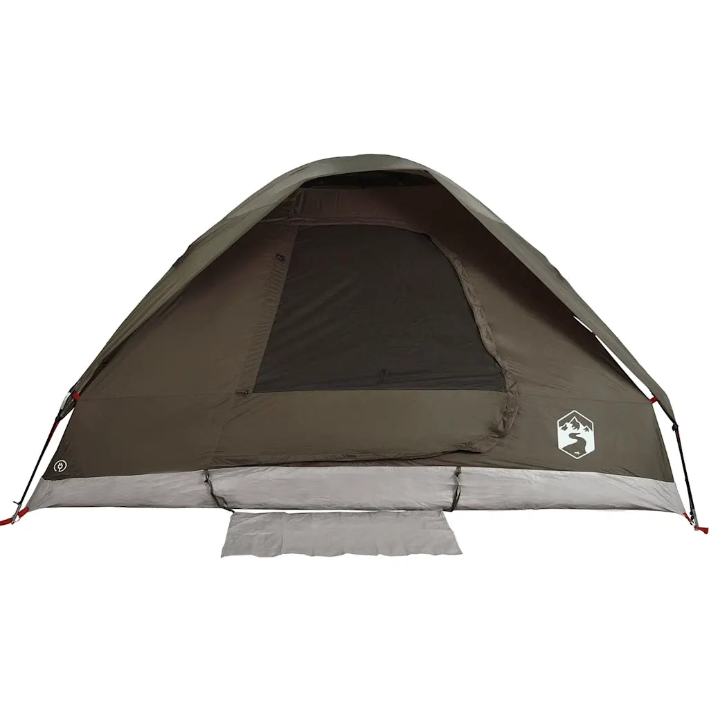 Tenda da Campeggio a Cupola per 2 Persone Marrone Impermeabile 4009640