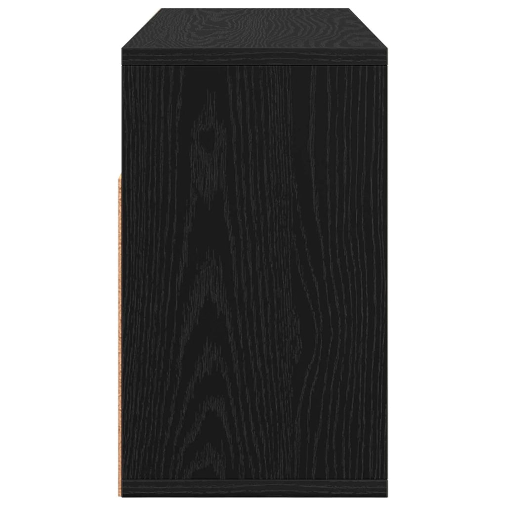 Lowboard con cassetto Rovere Nero 72 x 22,5 x 38 cm CFW9445957