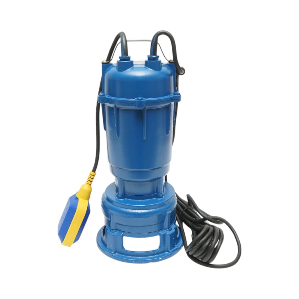 Pompa sommersa per acque sporche con galleggiante e trituratore 550W, 220V, portata 233 L/min, prevalenza 8 m, modello WQDS15-8-0.55F Breckner Germany