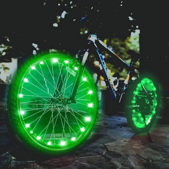 Illuminazione di ruota - Illuminazione bicicletta LED - Sicurezza - Bambini e adulti - Riflessione - Accessori - Illuminazione di ruota bicicletta