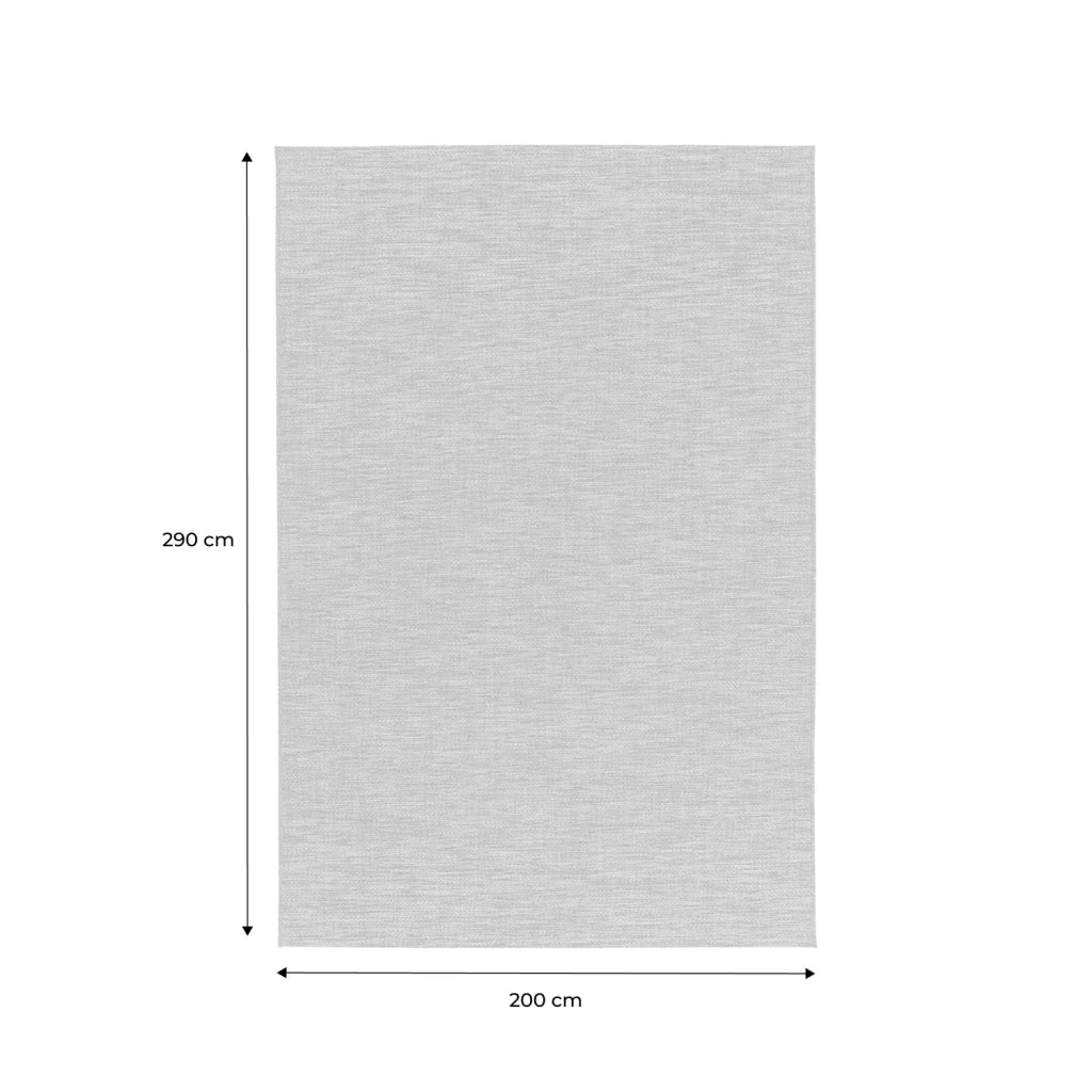 Tappeto effetto juta per interni/esterni in caramello