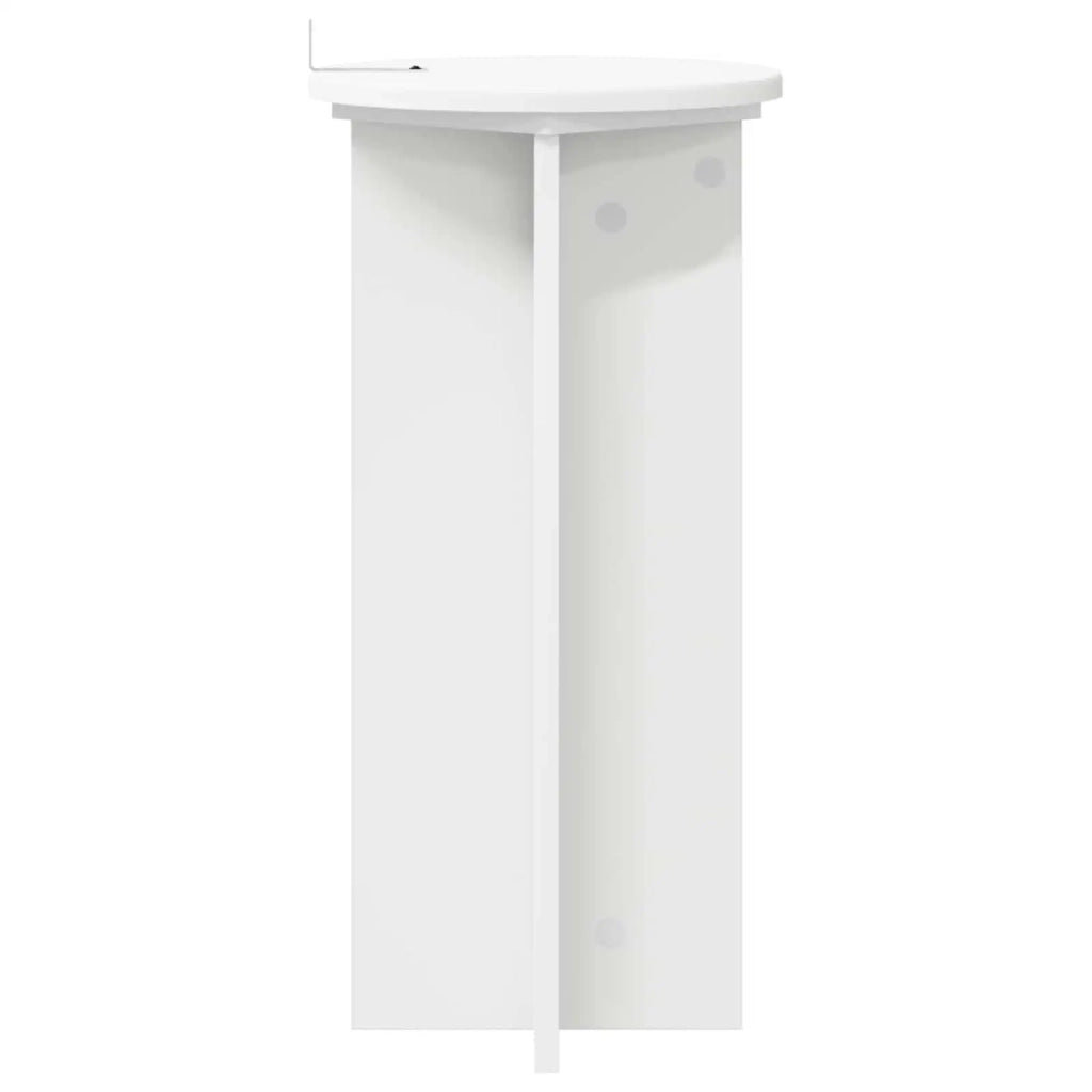 Supporto per piante 2 pcs Bianco Ø29,5 x 60 cm 899717