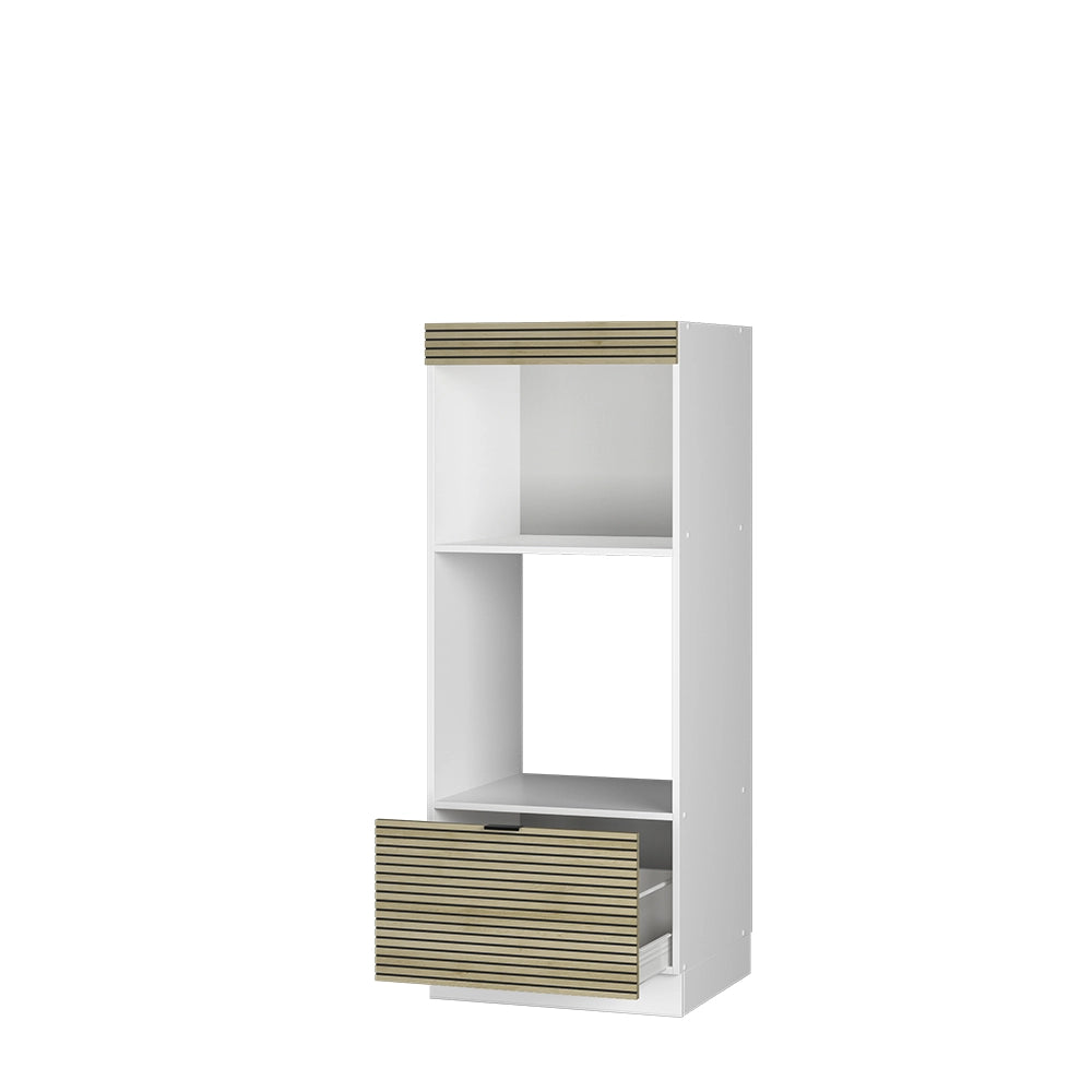 Vicco Set mobili bagno Pannello in quercia 60 cm aperto