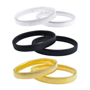 Manichetti tenuti in posizione (3 paia) | Fermo manica antiscivolo a forma di Y | Cintura elastica regolabile | Previene che le maniche scivolino giù | Comodo da indossare | Organizzatore di capi | Accessori per giacche | Dimensione unica | Unisex | 7x1cm