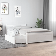 Giroletto Bianco con Cassetti 90x190 cm Single 3103479