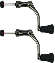 Manubrio a Vela Completo in Metallo - Vela Rotativa - Grip a Rocker - Compatibile con Molte Vismoline - Diverse Dimensioni - Manubrio con Adattamento Perfetto - Vela da Pesca
