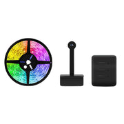Kit LED TV Ambilight con telecamera e controllo vocale per schermi da 55“-65” Nero Avizar