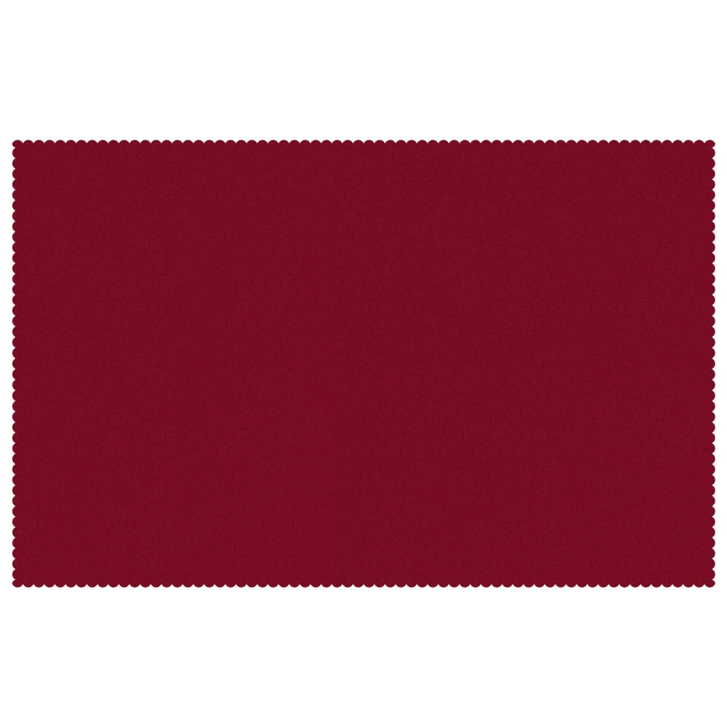 Tovaglia da Tavolo 5 pz Rettangolare Rosso Vino 140 x 260 cm 42040484