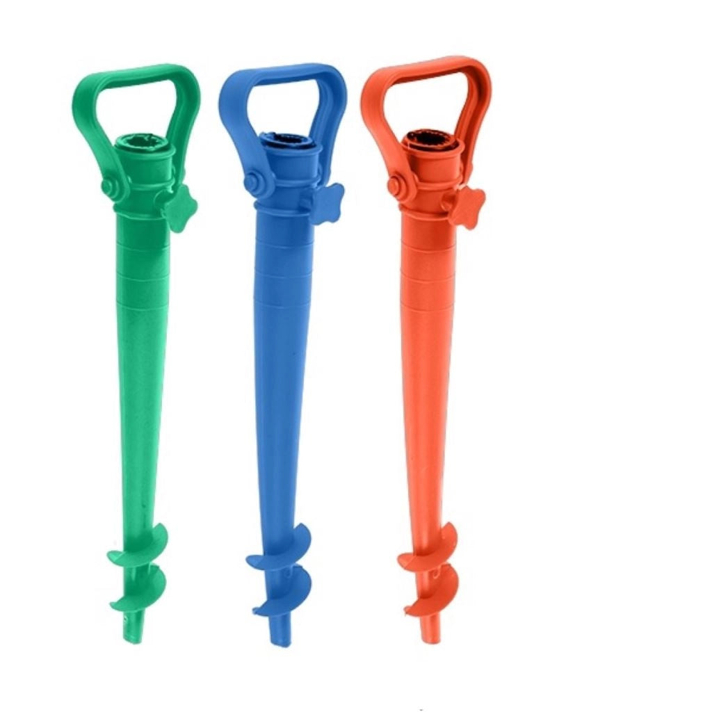 1 Pezzo Trivella da Spiaggia per Ombrellone Diametro 38 cm 3 Colori