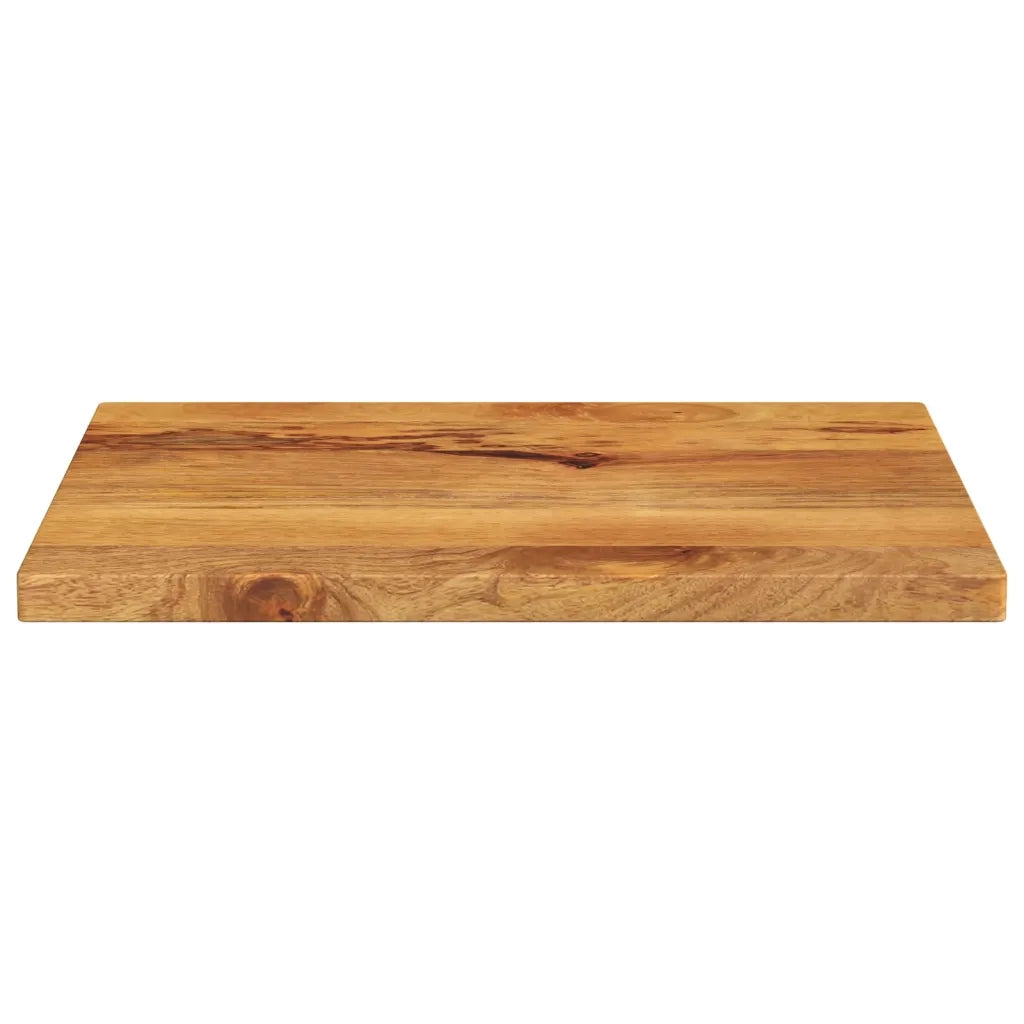 Piano per Tavolo 60x50x2,5 cm Rettangolare Legno Massello Mango