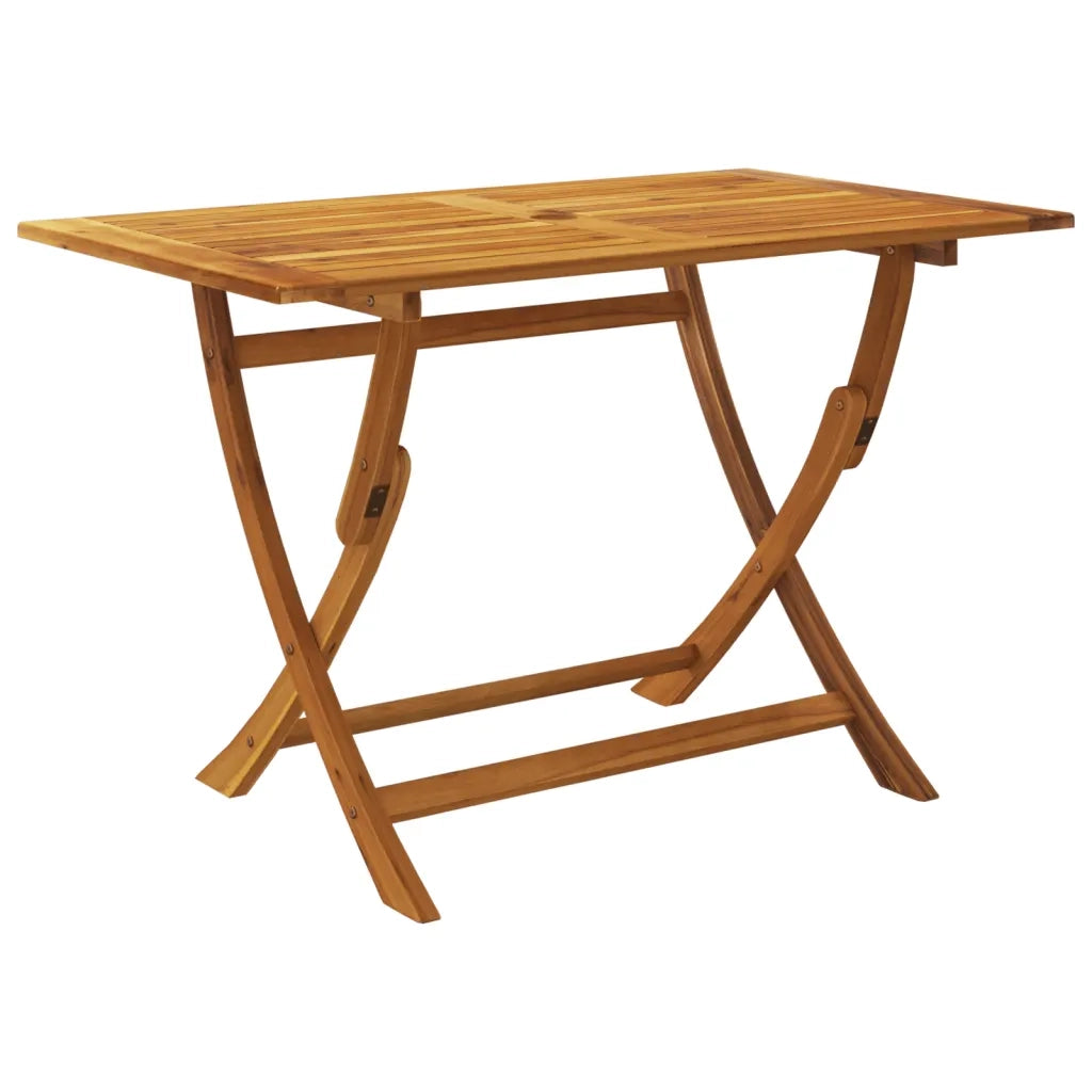 Set da Pranzo da Giardino 7 pz Pieghevole in Massello di Acacia 43379