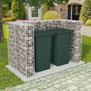 Gabbione in Rete in Acciaio per 2 Cassonetti 180x100x120 cm 142559