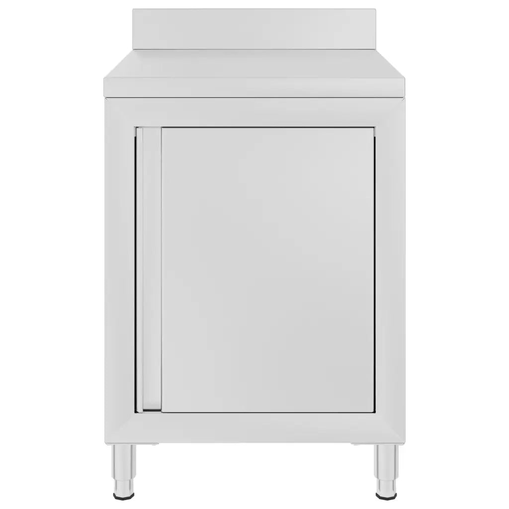 Mobiletto da cucina-Armadio da cucina Commerciale in Acciaio Inox 60x60x96 cm