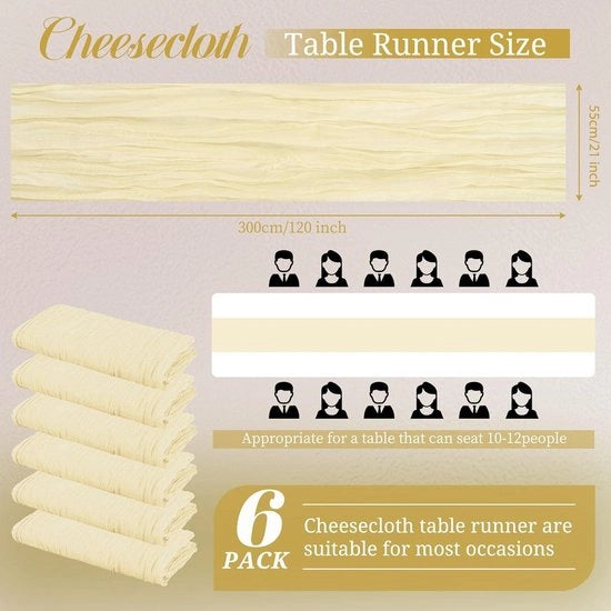 Set di tovagliette di carta per tavola in stile rustico romantico - 6 pezzi - 53 x 30 cm - Decorazione per matrimonio - Festa di nozze - Festa di compleanno - Festa di vendemmia - Decorazione di Natale